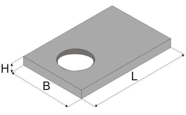 Фото Плита перекрытия для тюбинга ТП 2200х3200х140 мм