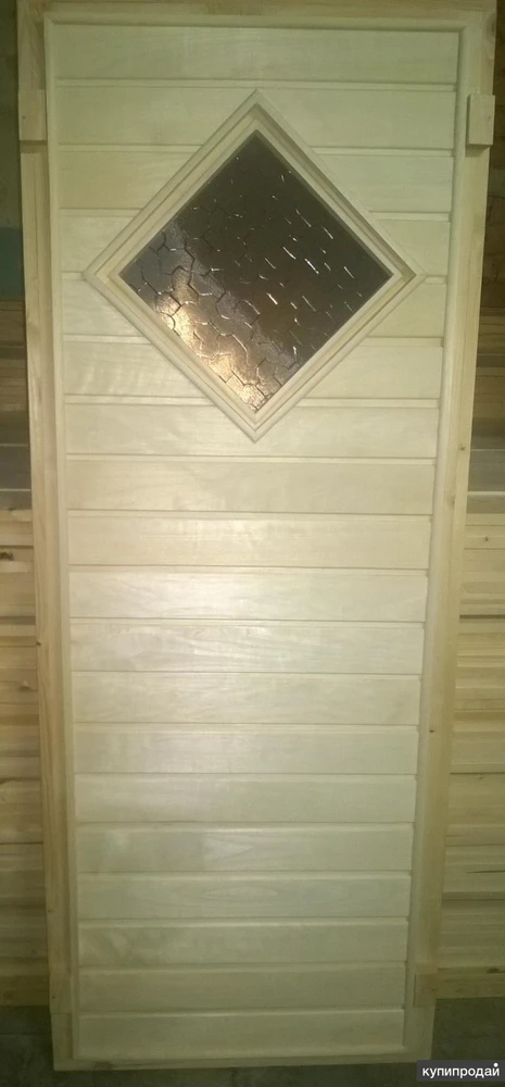 Фото Осиновая вагонка, Двери входные деревянные