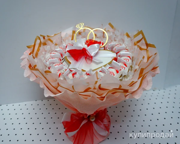 Фото Свадебный сладкий букет .