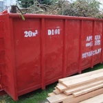 Вывоз мусора контейнерами по 8, 20, 27 кубов