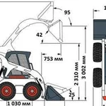 Минипогрузчик Бобкет, Бобкэт, Bobcat S 185 HF