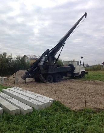 Фото Забивка свай в Архангельске