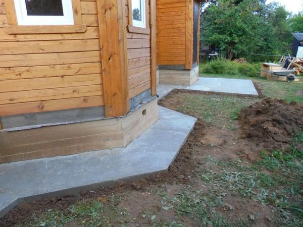 Фото бетонные работы под ключ в Пензе. Фундамент и отмостки.