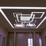 Фото №4 Натяжные потолки. Световые линии. Окна Veka