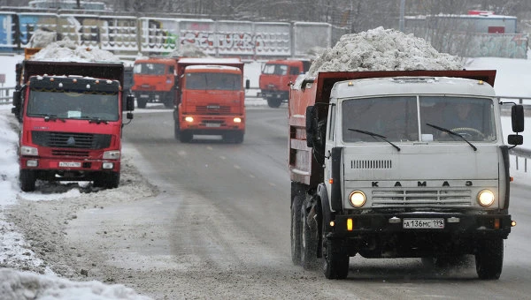 Фото Вывоз снега