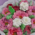 Фото №2 Зефир:букеты цветов из зефира ручной работы