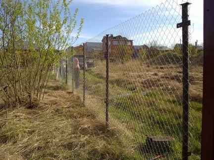 Фото Заборы из сетки Рабица