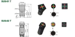фото Указатель состояния со вставленным тестом SUS-01 Т, SUS-02 Т