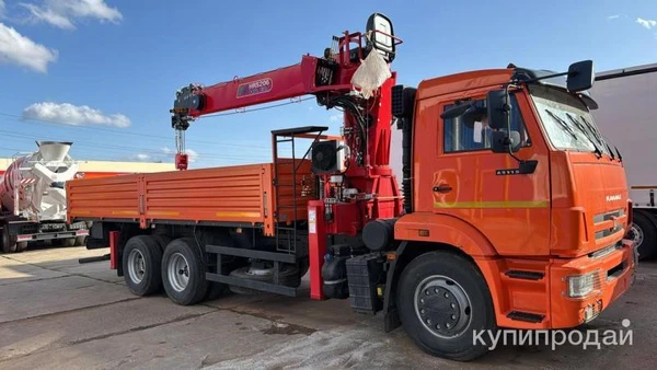 Фото Бортовой автомобиль на шасси КАМАЗ 65115 с КМУ Horyong 206 (Корея)