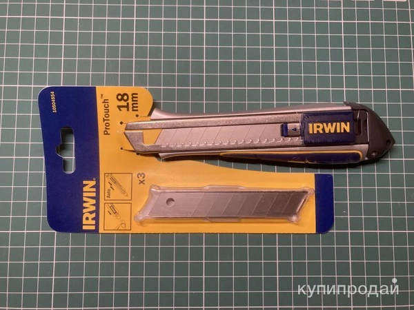 Фото Нож Snap-Off 18mm ProTouch IRWIN 10504554