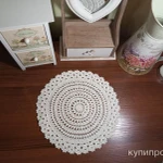 Фото №2 Вязаные салфетки для декора