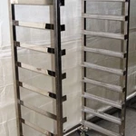 фото Стеллажи шпилька из нержавейки, шкафы из нержавеющей стали.