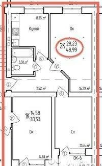 Фото Продам 2-к квартиру, 49 м², 2/3 эт. в Киргиз-Мияки