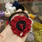 Фото №6 Резинка для волос "Цветок" Billioncrochet ручная работа
