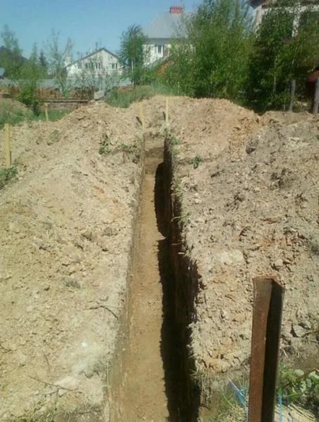 Фото Земляные работы вручную.