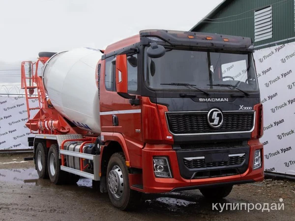 Фото АБС на шасси SHACMAN X5000, Restyling, 6х4, барабан 10 м3, Euro V