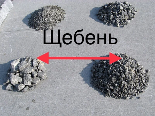 Фото щебень гранитный всех фракций 