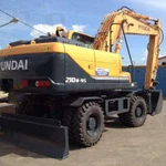 Аренда экскаватора колесного Hyundai R210W-9S