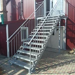 Фото №5 Маршевые пожарные эвакуационные лестницы.