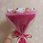 Фото №2 Букет с конфетами и кошечками "Hello Kitty"