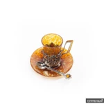 Фото №2 Кофейная чашка "Визирь" из балтийского янтаря