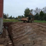 Экскаватор погрузчик.Водопровод канализация.