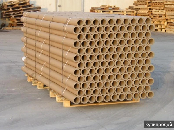 Фото Втулки картонные, гильза, шпуля, тубус картонный, картонная втулка