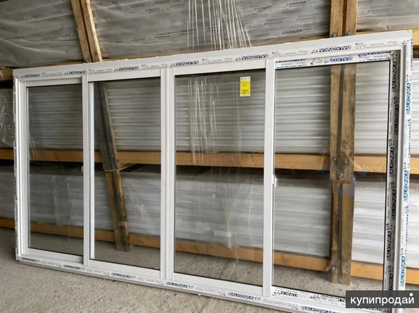 Фото Остекление балкона, раздвижка ОТК (балконка) в сборе. Б/у.