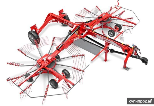 Фото Грабли двухроторные прицепные HARMAK HT745 - FJB GROUP LLC
