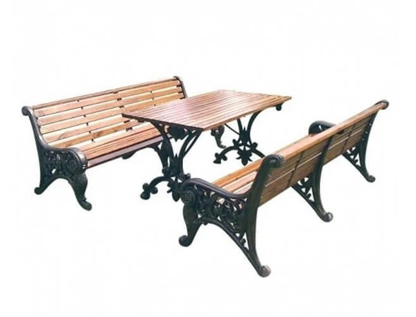 Фото Комплект садовой мебели «ПОЛЯНА» (1,5 м)