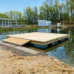фото Плавучая понтонная площадка