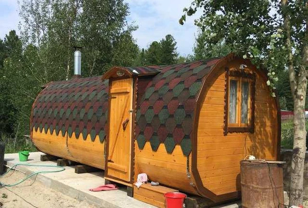 Фото Бани-бочки