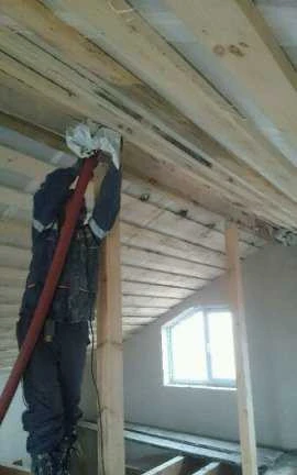 Фото Утепление эковатой мансарды в Уруссу