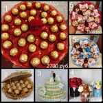 Фото №5 Букеты и композиции с конфетами и мягкими игрушками.