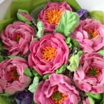 Фото №12 Зефир:букеты цветов из зефира ручной работы