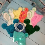 Фото №10 Вязаные шапочки для Ваших любимцев.