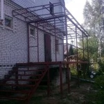 Фото №8 Металлокаркас лестницы
