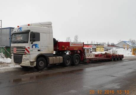 Фото Грузоперевозки тралом DAF XF 105.510 Faymonville STBZ 4VA