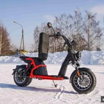 Фото №4 Электроскутер двухместный White Siberia CityCoco Pro Black Edition 5000w60v 31Ah