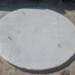 фото Плита низа ПН 7  (дно колодца) Купить в Симферополе ЖБИ
