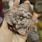 Фото №11 Резинка для волос "Цветок" Billioncrochet ручная работа