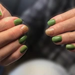 Фото №5 Комби-маникюр, покрытие гель-лаком