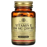 Фото №2 Витамин Е, натуральный, 134мг/200ME, Solgar, 100 капсул