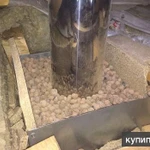 Фото №4 Вермикулит теплоизоляция дымохода, проходного узла (домов, бань), джут шкант