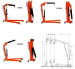 фото Кран гидравлический гаражный складной EURO-LIFT