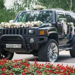 Авто на свадьбу Hummer с водителем и украшениями