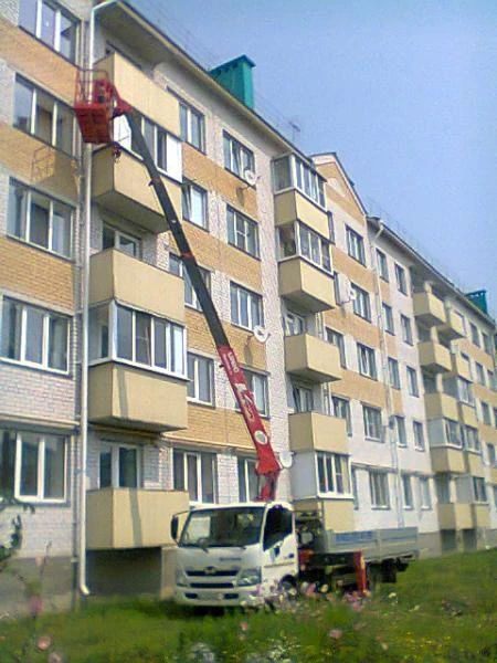 Фото Кран-манипулятор автовышка-13м.