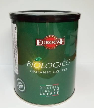 Фото Eurocaf Organic-Bio 250 гр. в ж/б