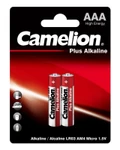 фото Элемент питания алкалиновый AAA/LR03 1.5В Plus Alkaline LR03-BP2 BL-2 (блист.2шт) Camelion 1651