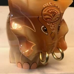 Фото №9 Сувенирное изделие "Слон" из натурального камня Селенит